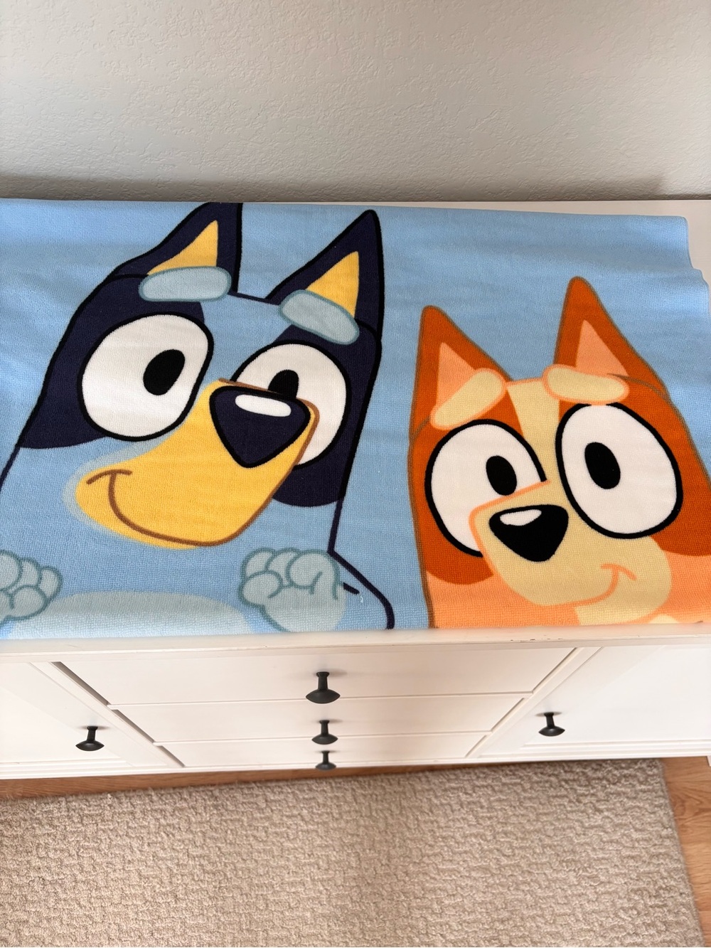 BLUEY Kids Beach Towel NWOT